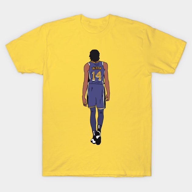 Brandon Ingram Back-To T-Shirt by rattraptees